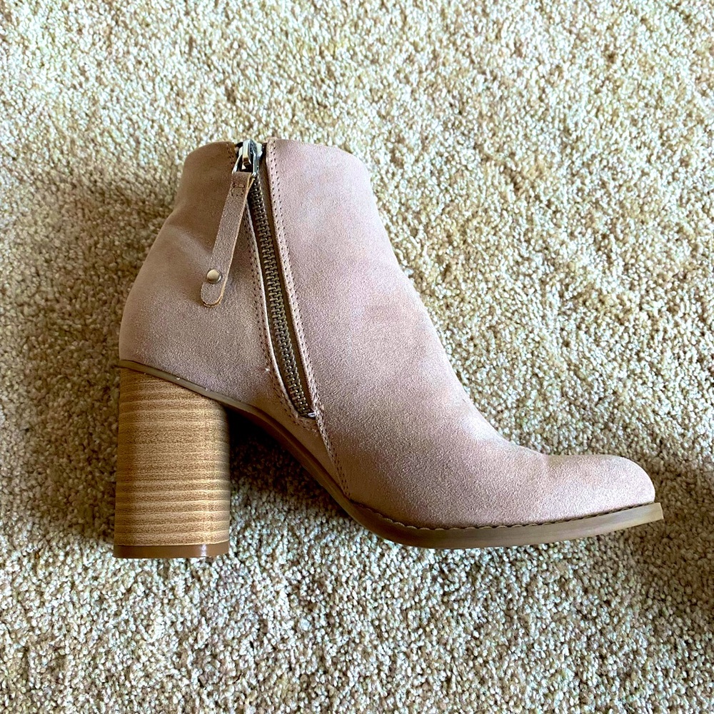 Dolce Vita Suede Bootie Heels
